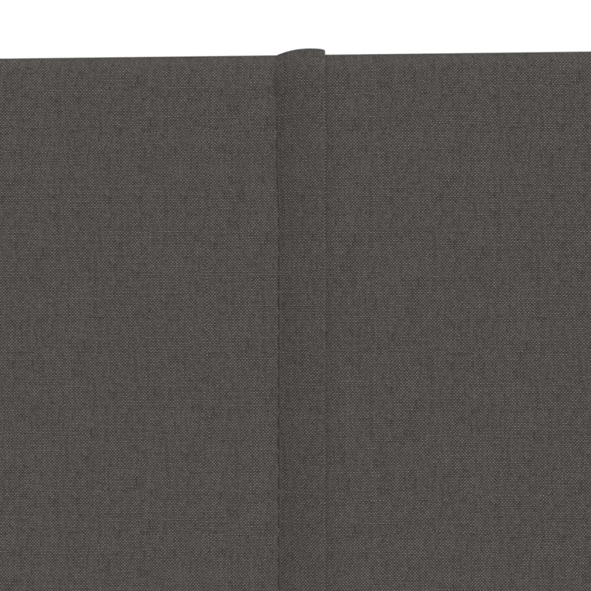 Paneles de pared 12 uds tela gris oscuro 60x30 cm 2,16 m²