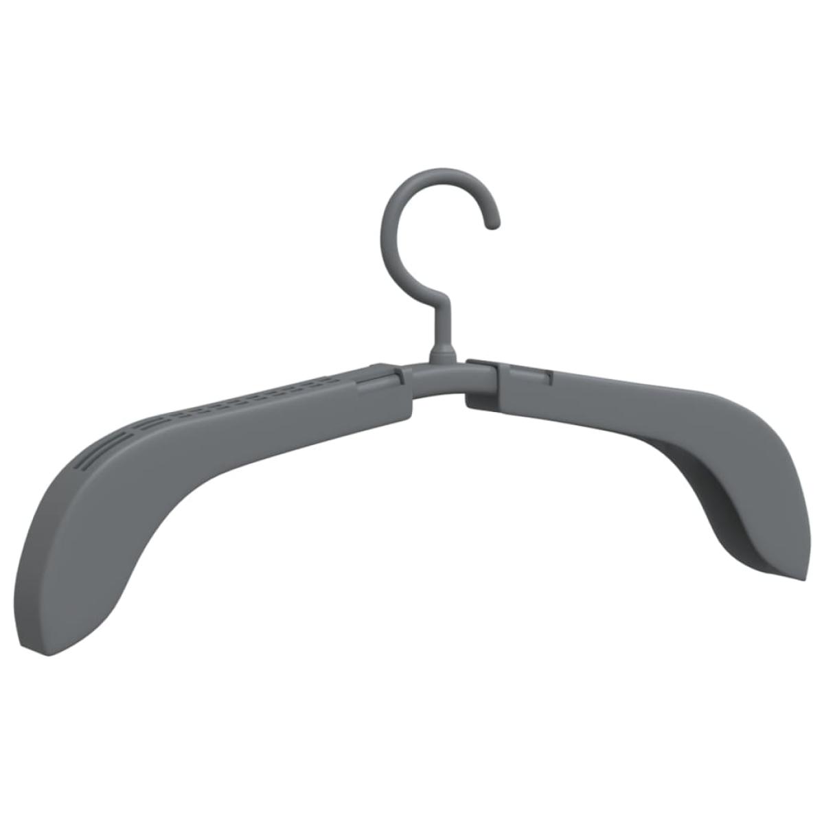 Perchas extensibles 5 unidades gris