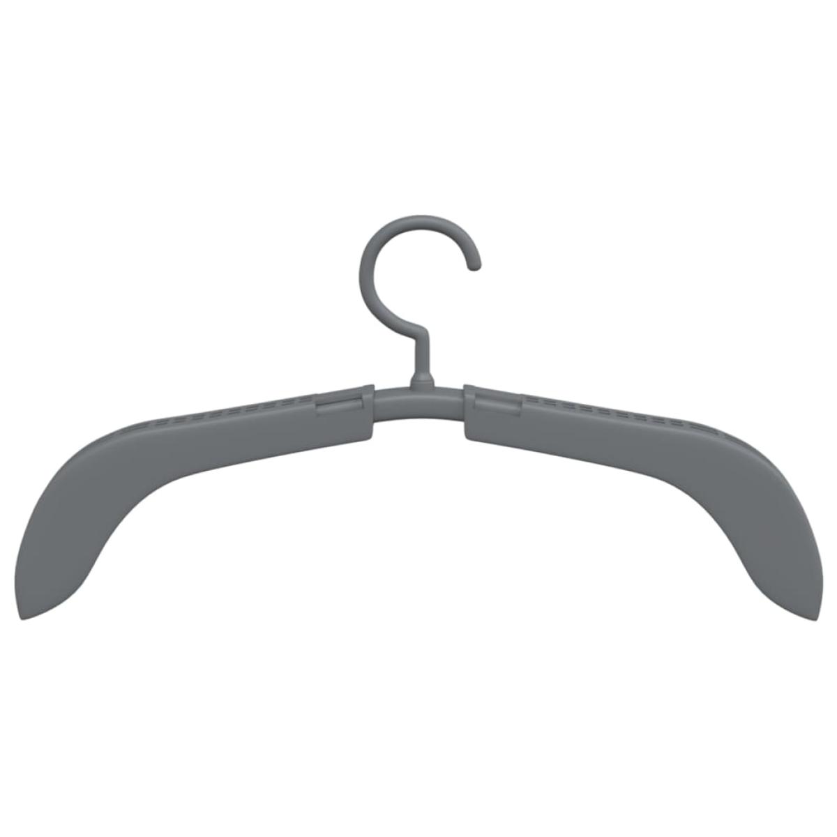 Perchas extensibles 5 unidades gris