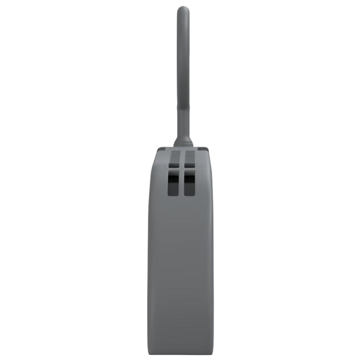 Perchas extensibles 5 unidades gris