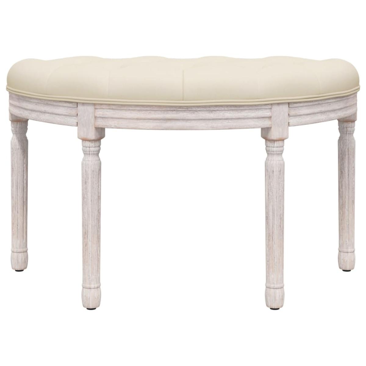 Banco beige lino 81,5x41x49 cm