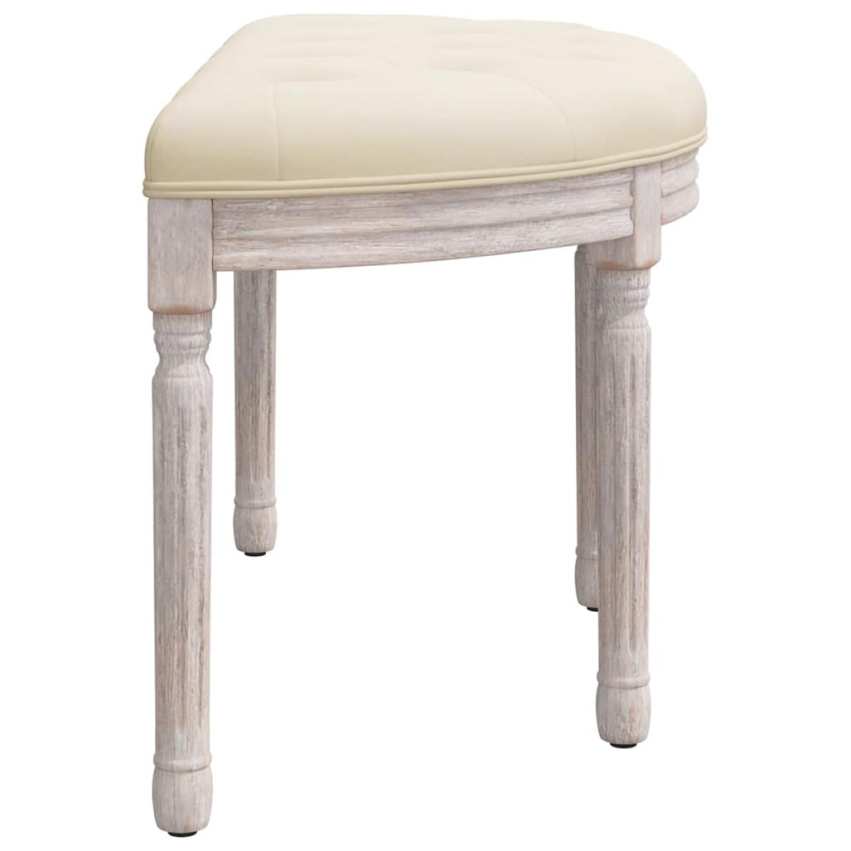 Banco beige lino 81,5x41x49 cm