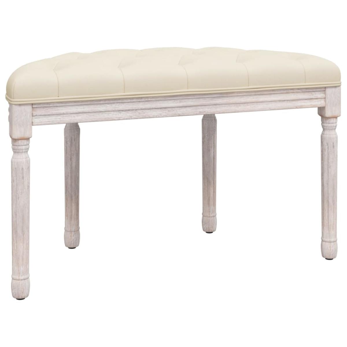 Banco beige lino 81,5x41x49 cm