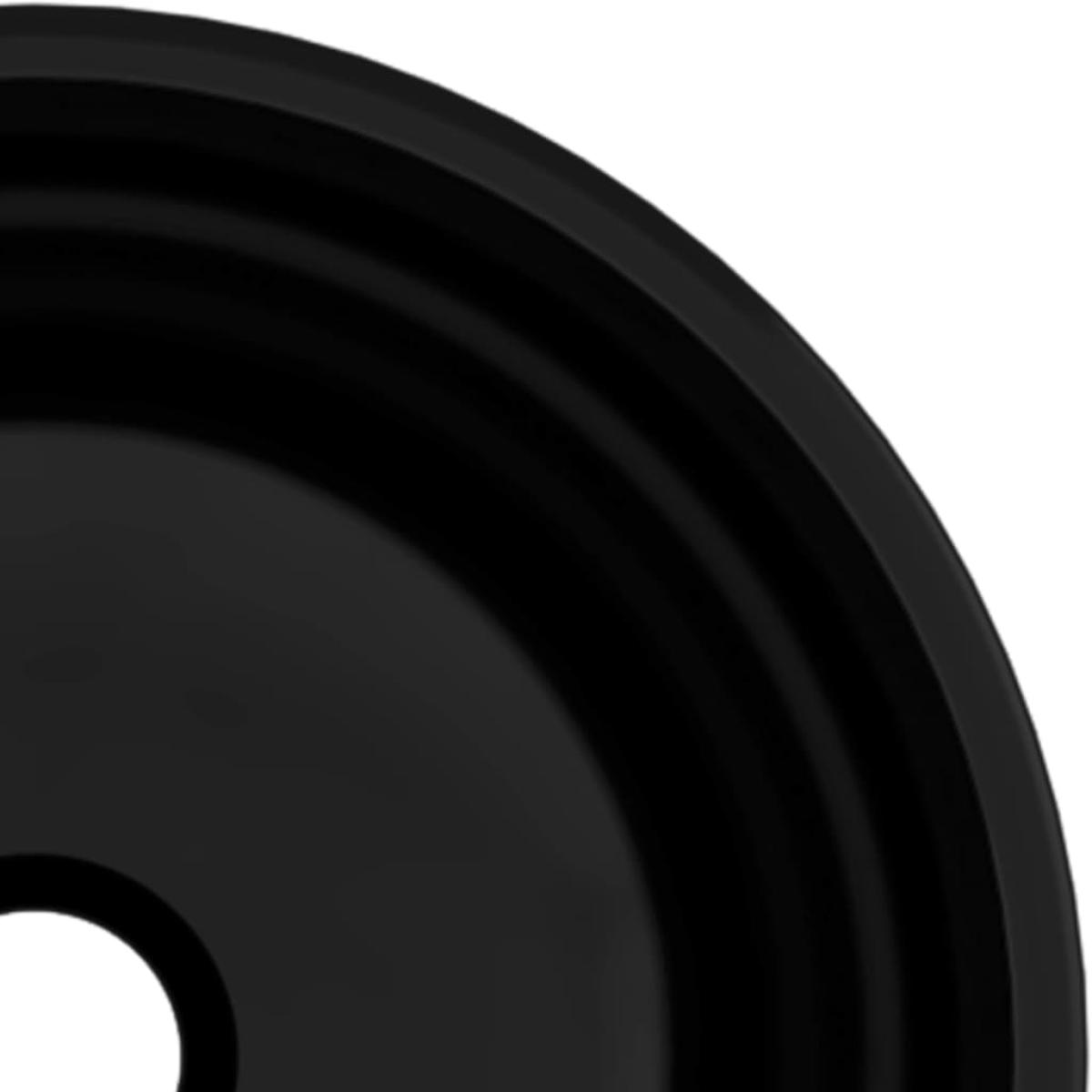 Lavabo de vidrio templado negro 30x12 cm