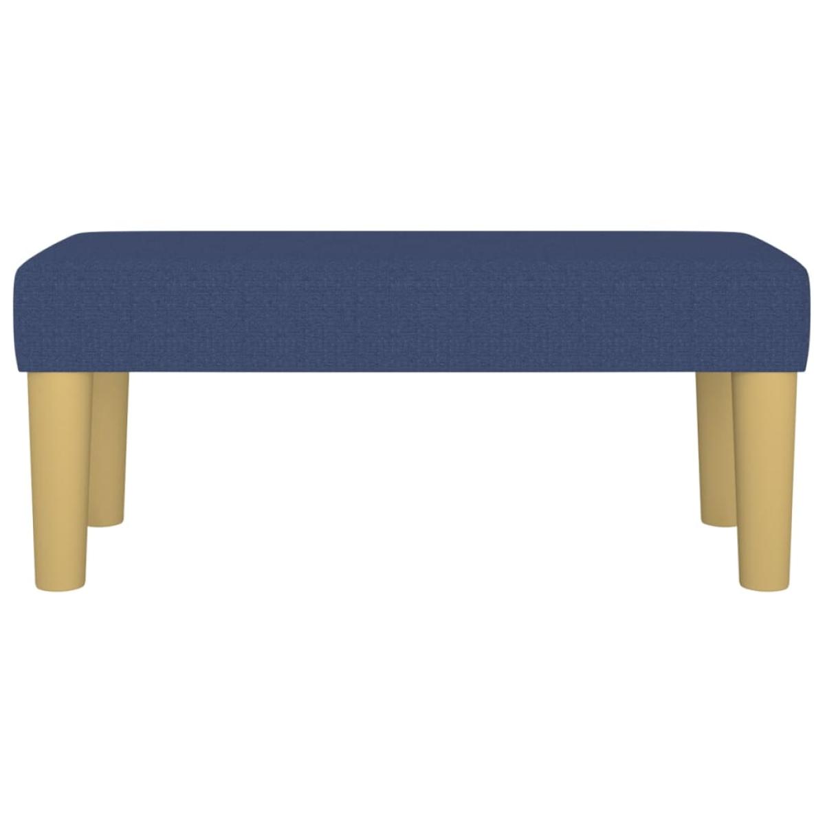 Banco de tela azul 70x30x30 cm