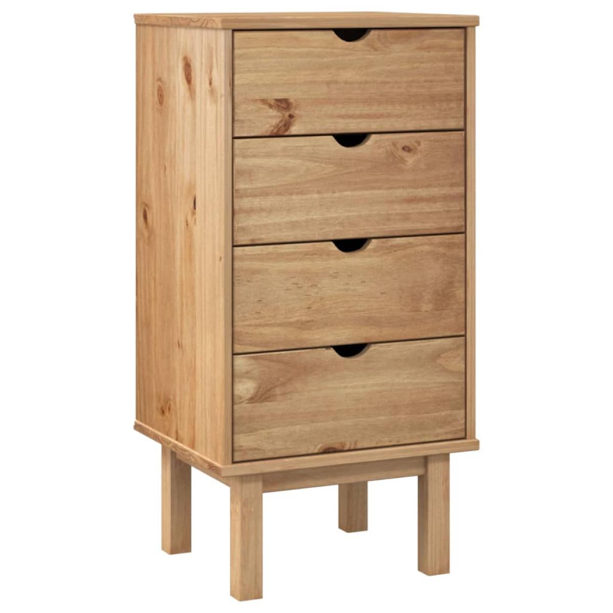 Cajonera OTTA madera maciza de pino 46x39,5x90 cm