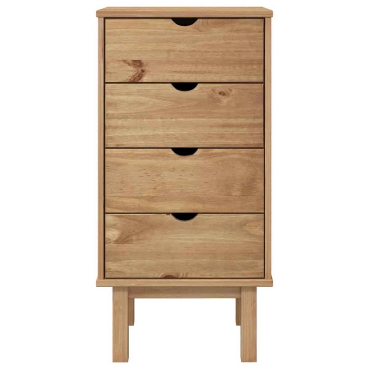 Cajonera OTTA madera maciza de pino 46x39,5x90 cm