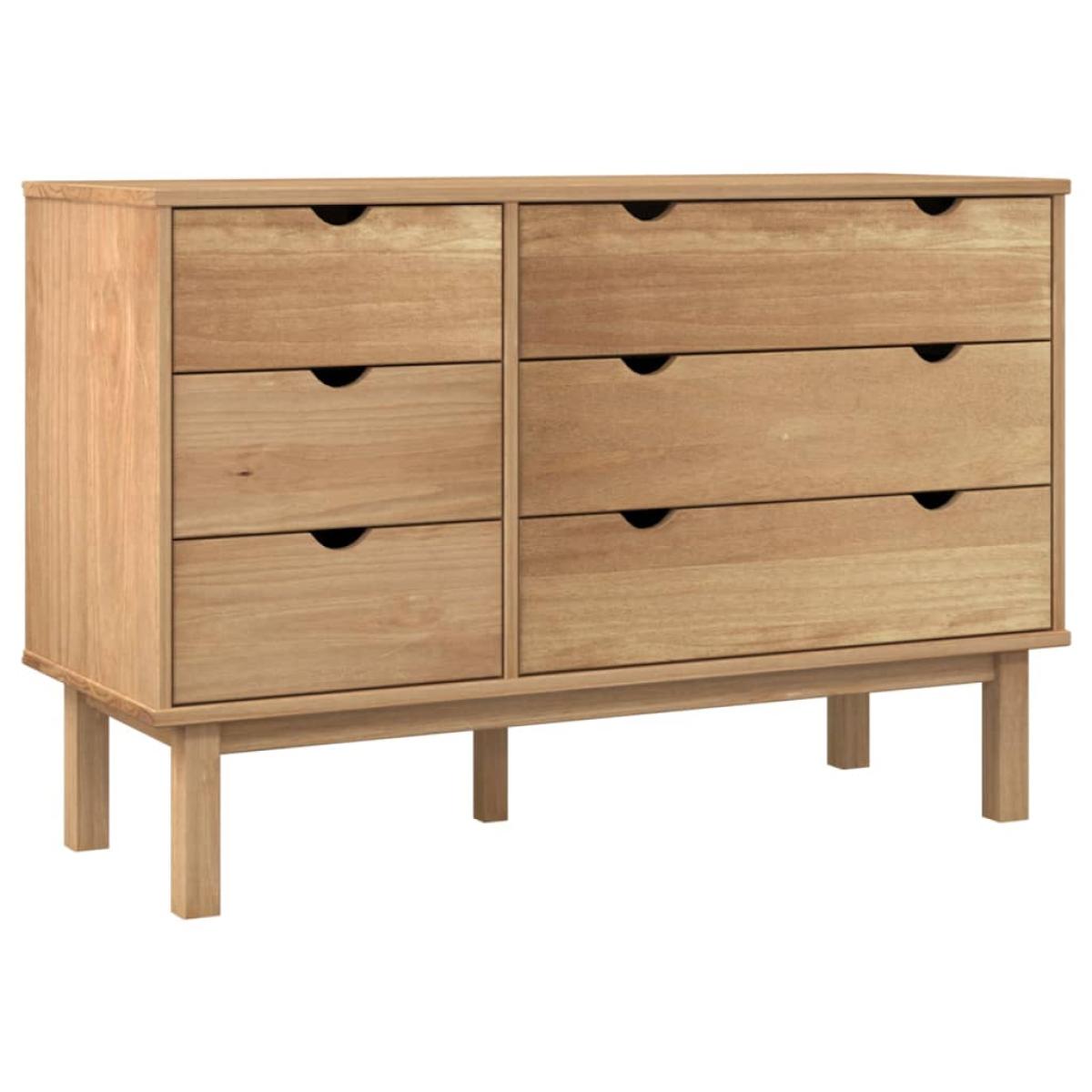 Cajonera OTTA madera maciza de pino 111x42x73,5 cm