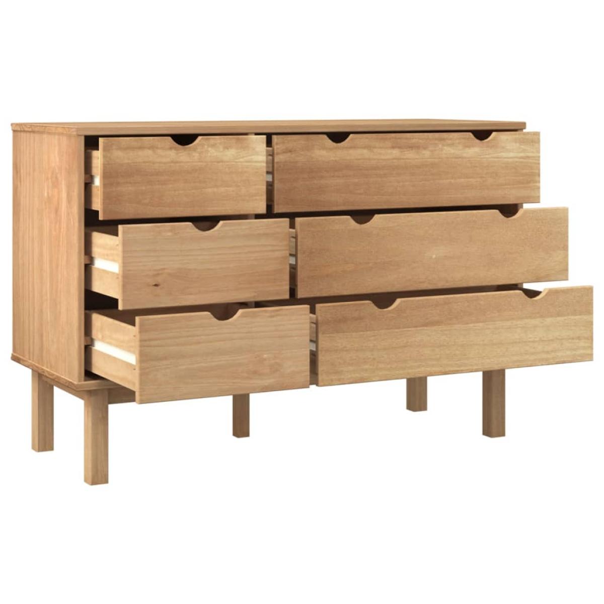 Cajonera OTTA madera maciza de pino 111x42x73,5 cm