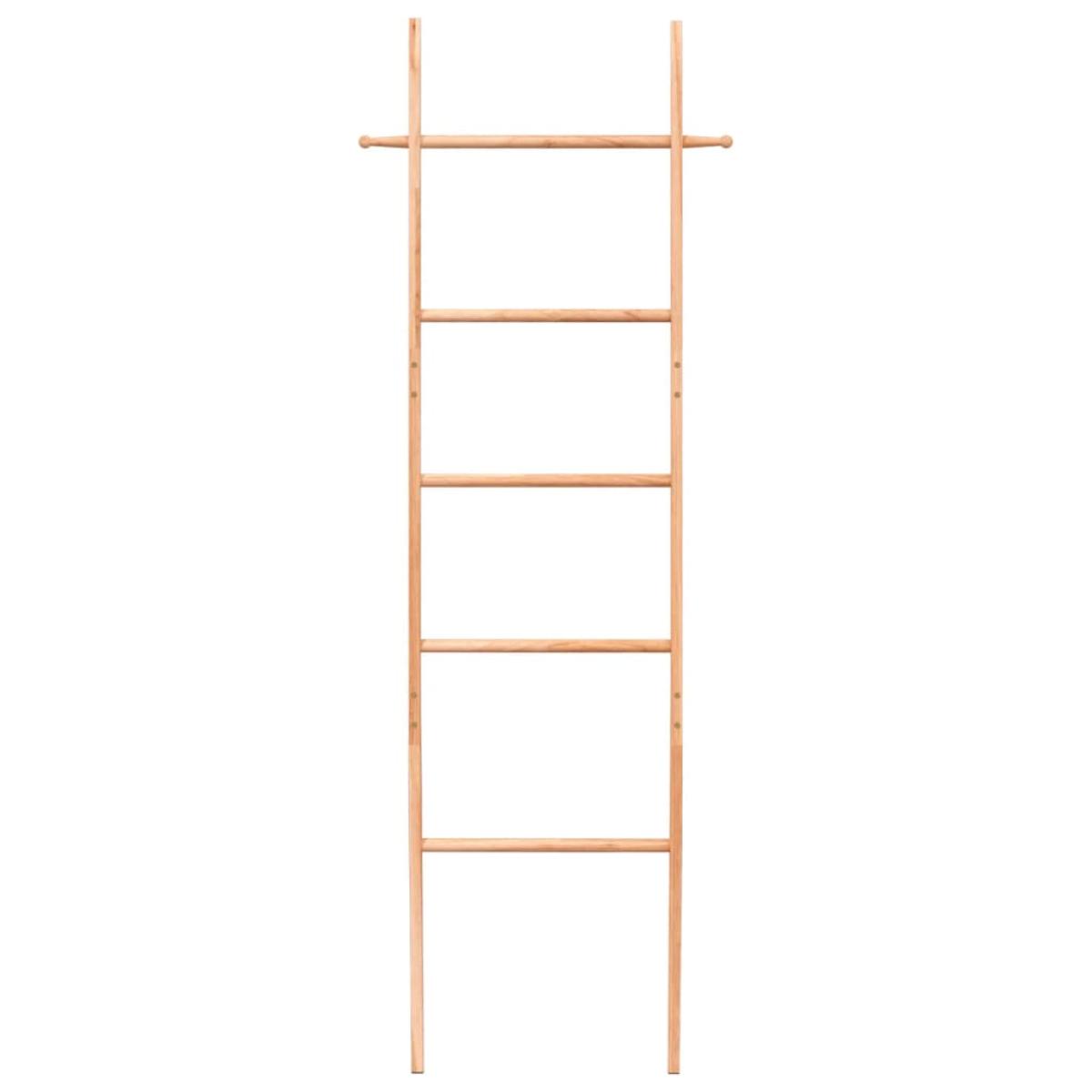 Toallero escalera madera maciza de nogal 170 cm