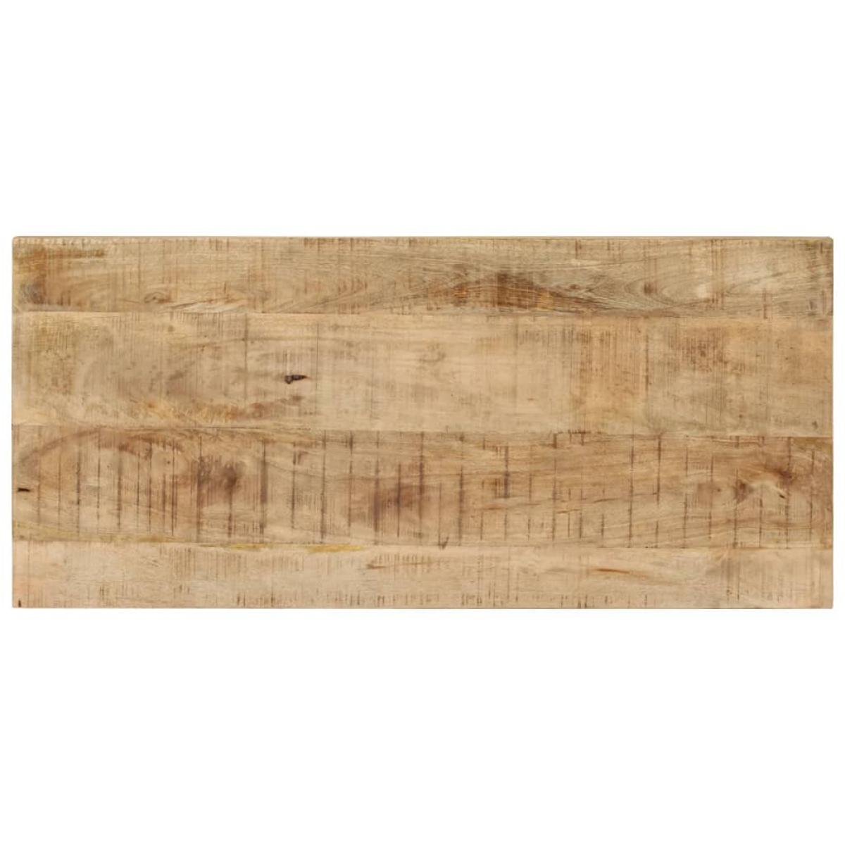 Mesa de comedor madera maciza de mango 110x50x76 cm