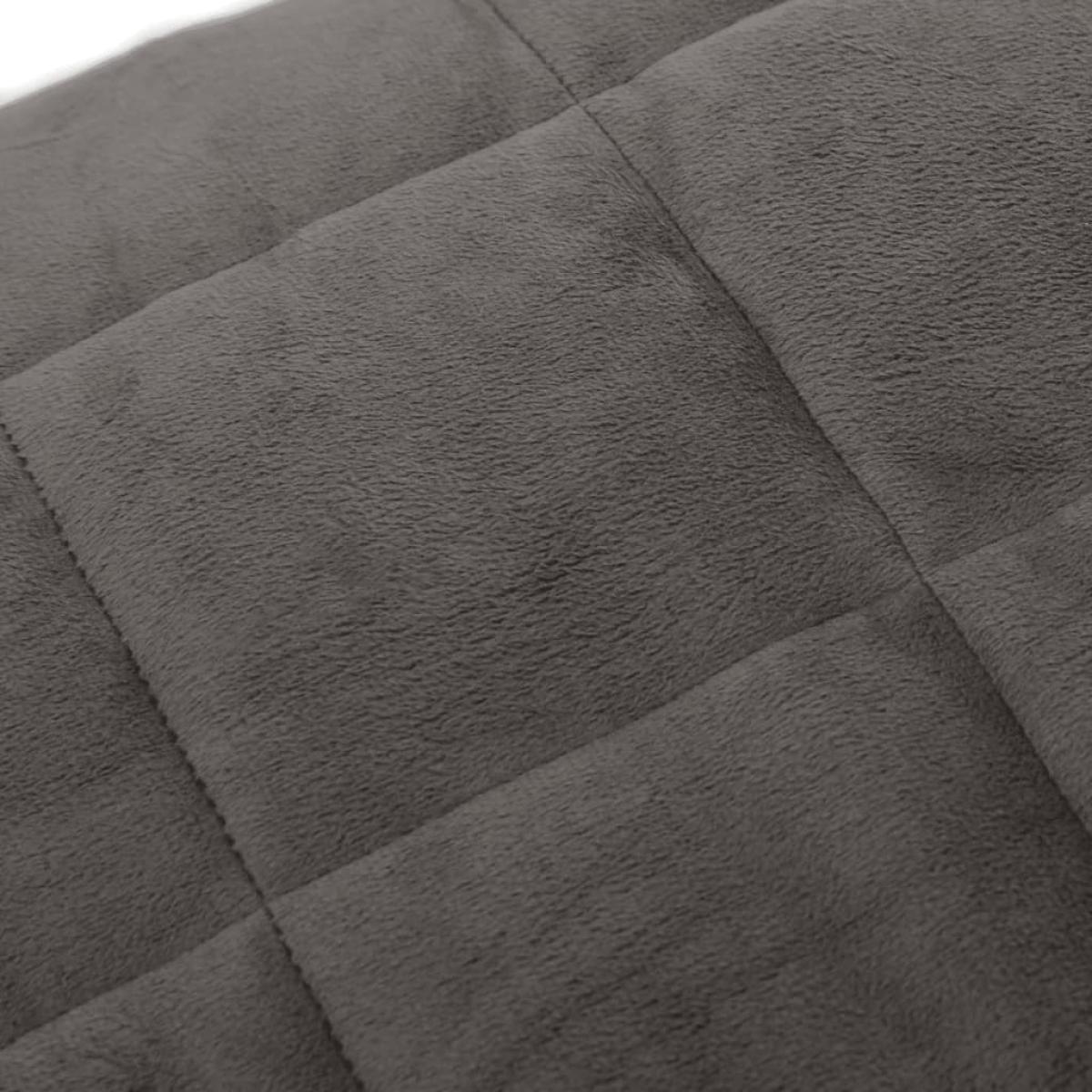 Manta con peso tela gris 155x220 cm 11 kg