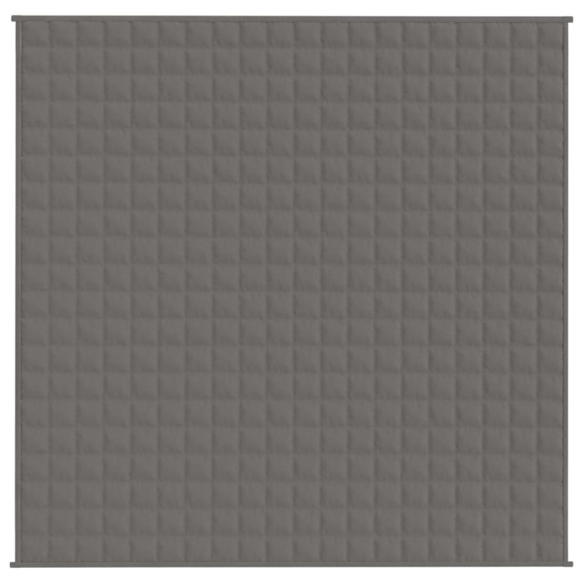 Manta con peso tela gris 200x200 cm 13 kg