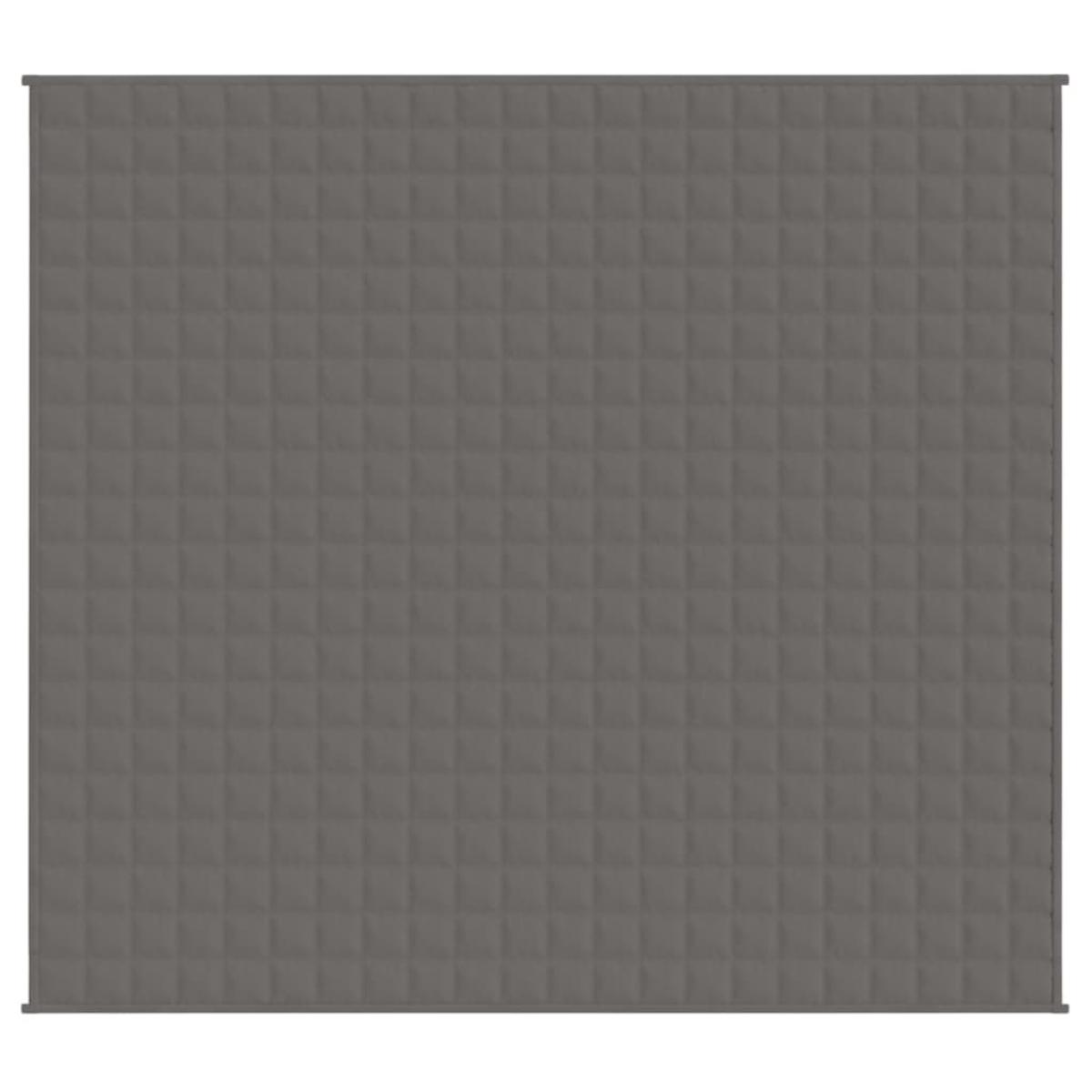 Manta con peso tela gris 200x225 cm 13 kg