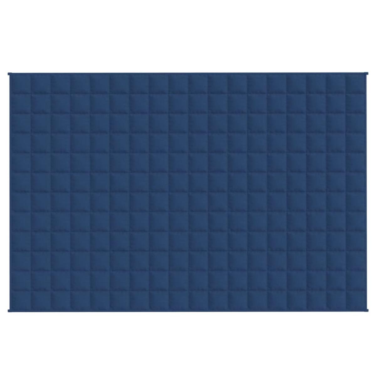 Manta con peso tela azul 120x180 cm 5 kg