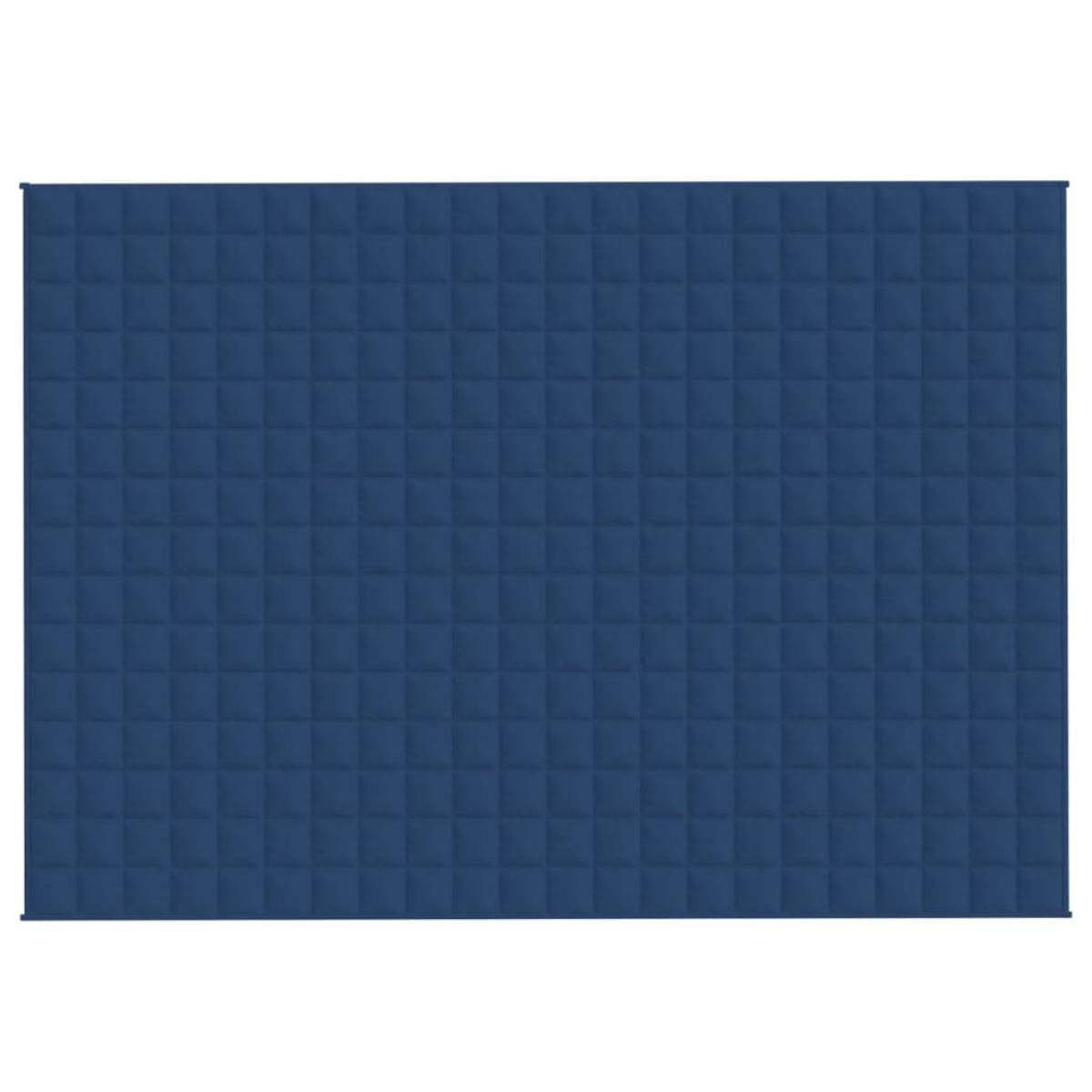 Manta con peso tela azul 155x220 cm 11 kg