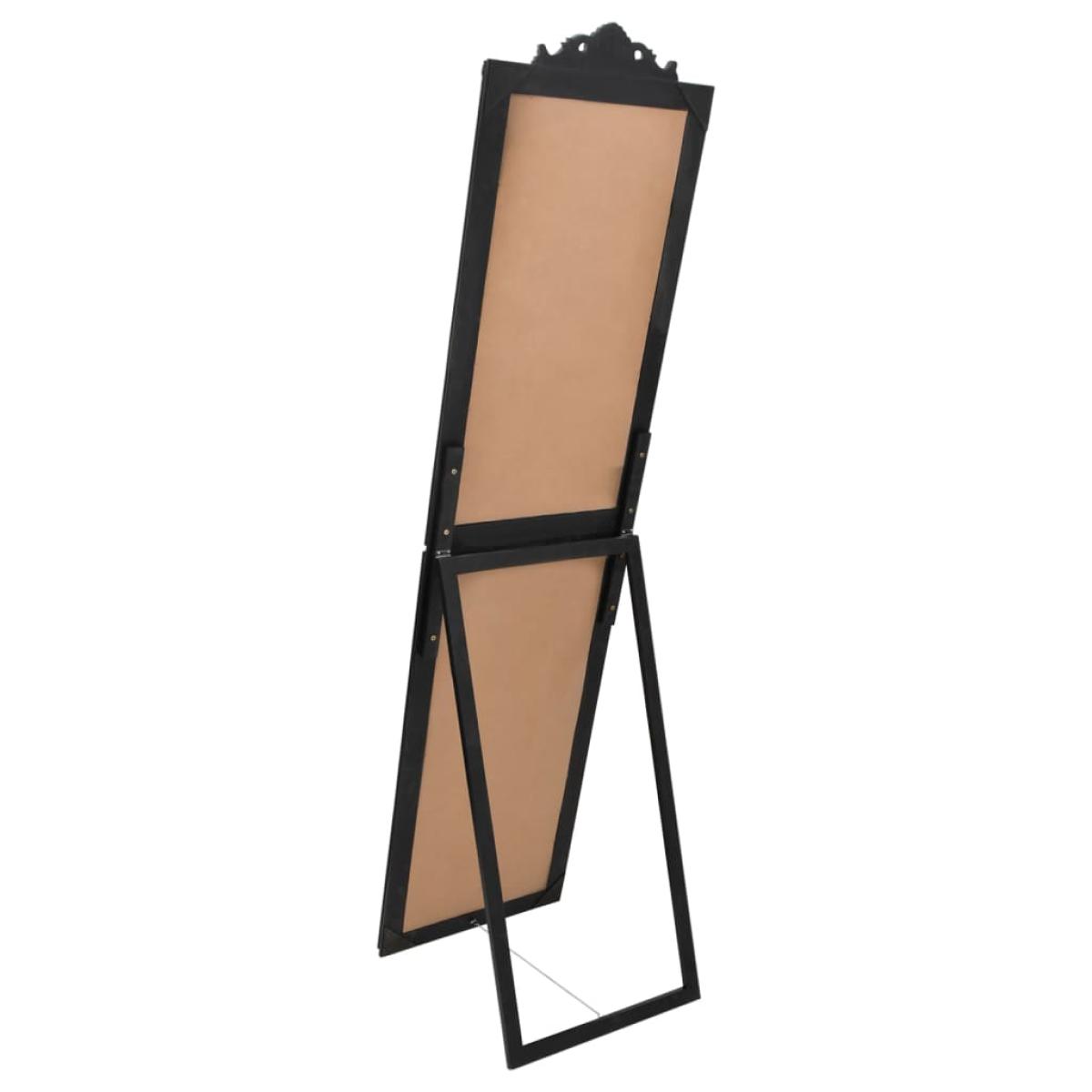 Espejo de pie negro 45x180 cm