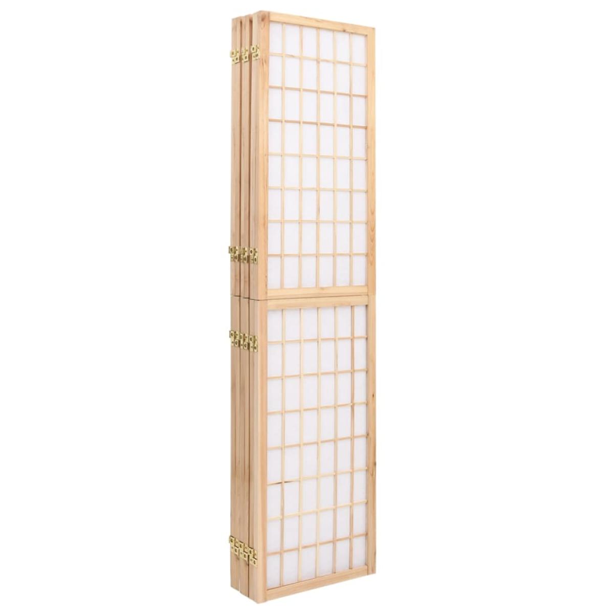 Biombo plegable con 6 paneles estilo japonés 240x170 cm