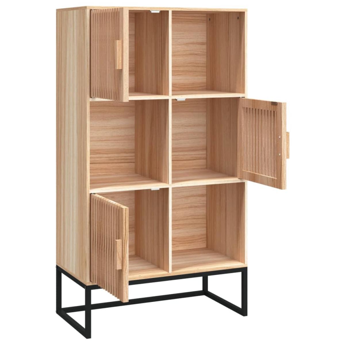 Aparador alto madera contrachapada 70x35x125 cm