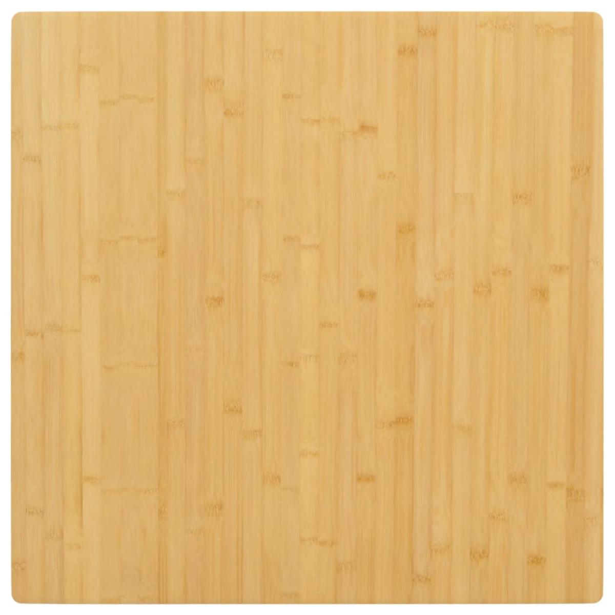 Tablero de mesa de bambú 70x70x1,5 cm