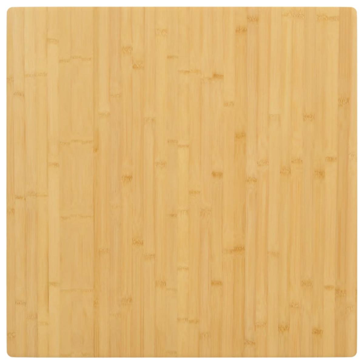 Tablero de mesa de bambú 80x80x2,5 cm