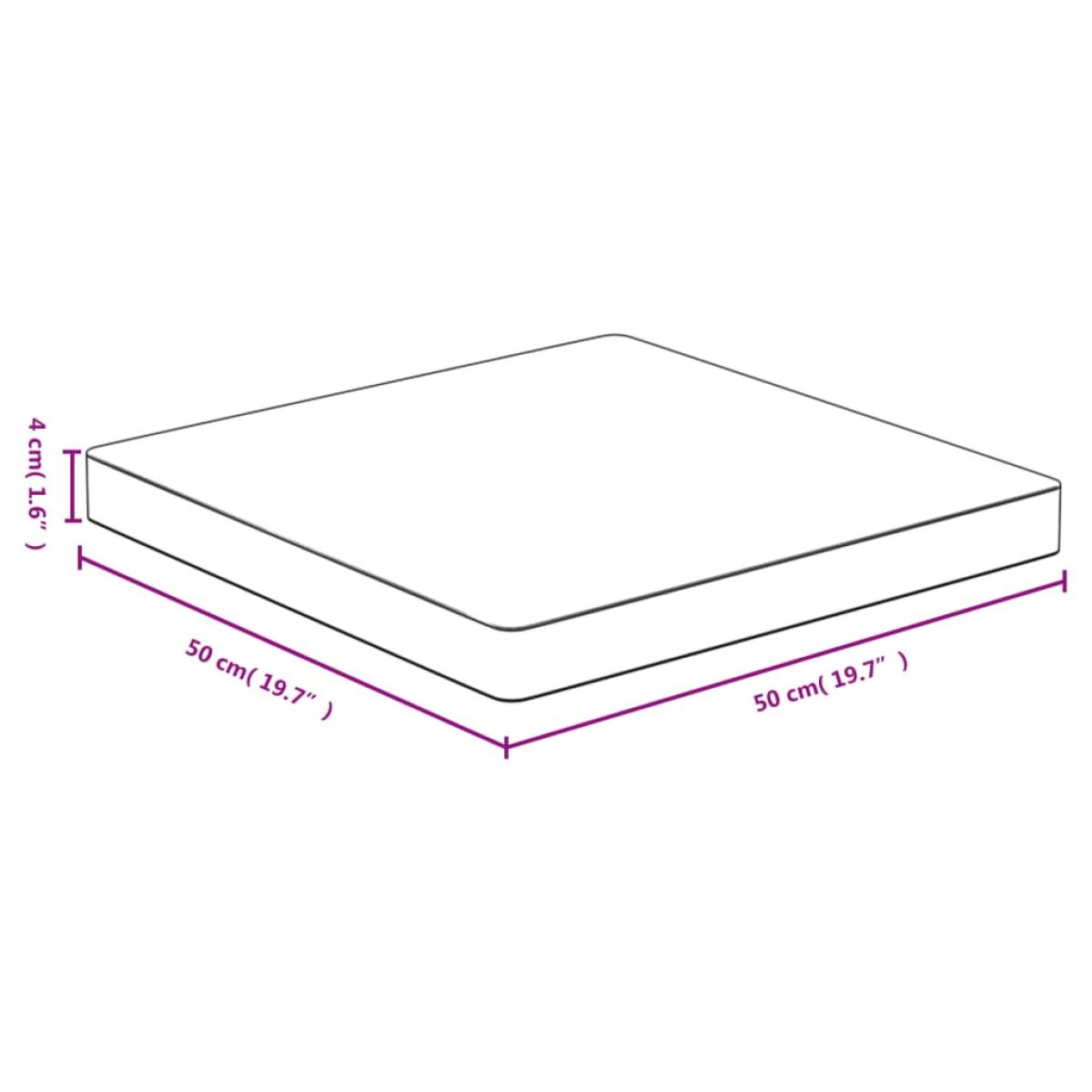 Tablero de mesa de bambú 50x50x4 cm