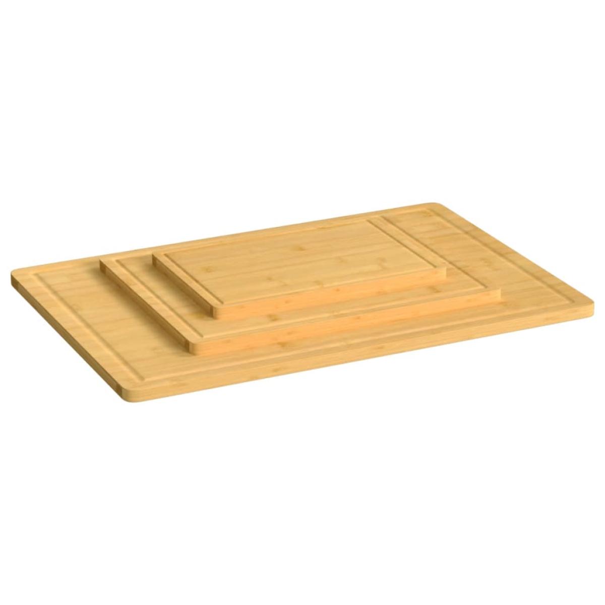 Juego de tablas de cortar 3 piezas de bambú