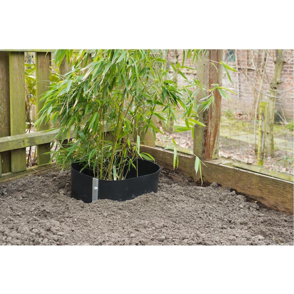 Lona negra protectora para raíces HDPE, 0,7 x 5 m Nature 6030227