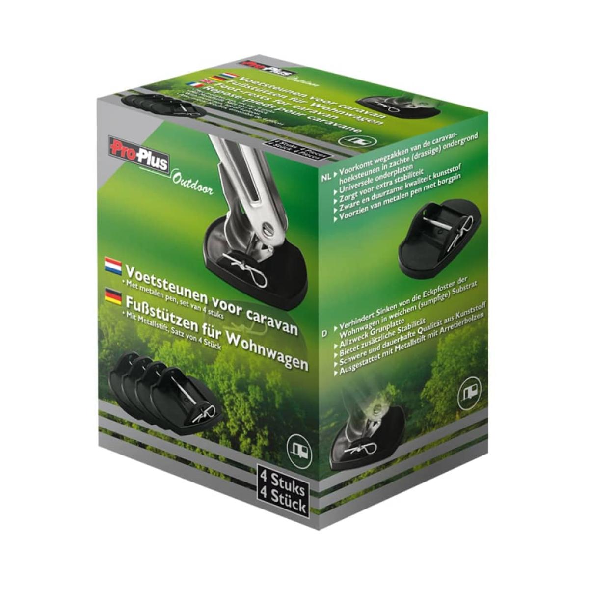 Set 4 plataformas apoyapatas con pernos de metal, ProPlus 361528 