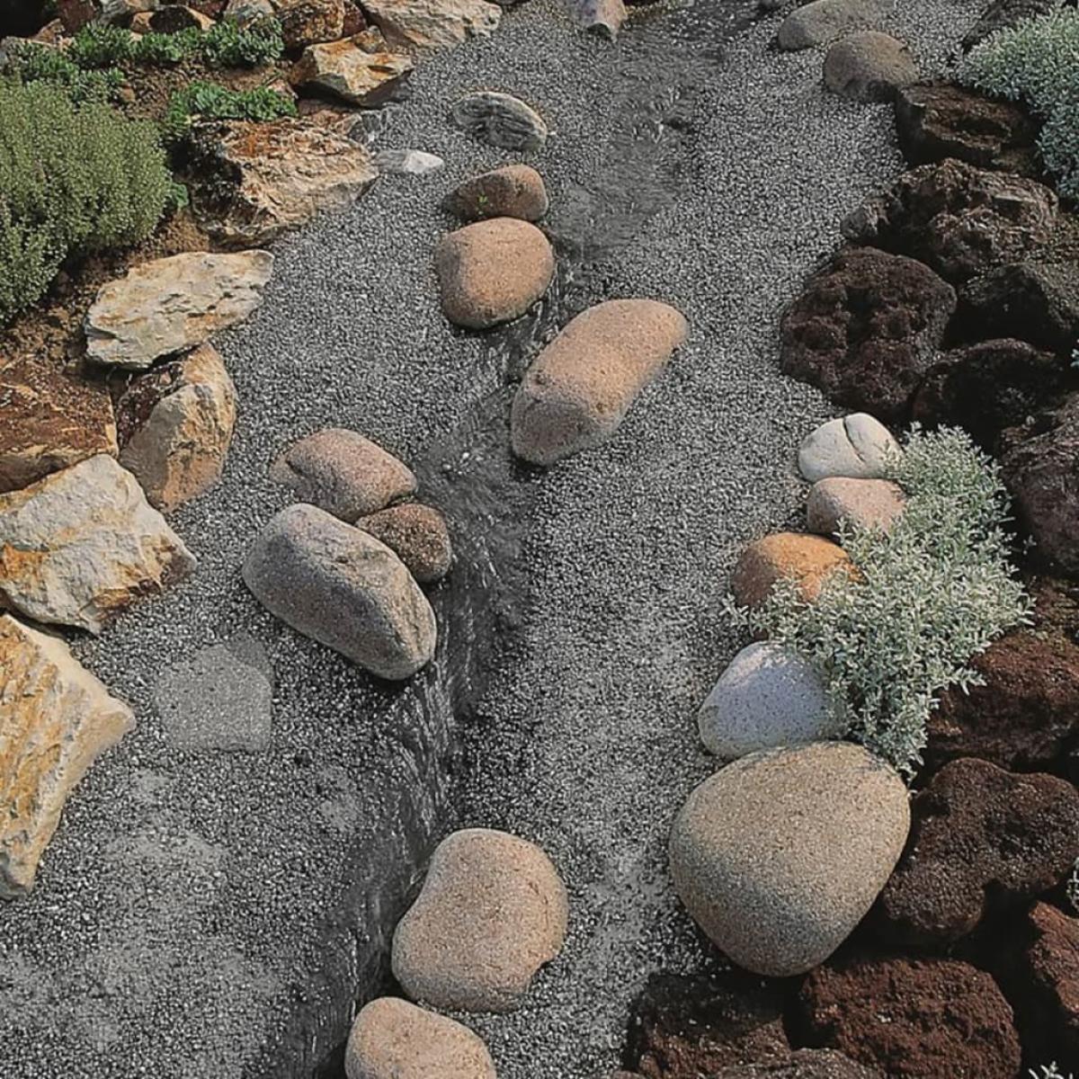 Ubbink Revestimiento piedra para estanques Classic 5x0,4m gris 1331001