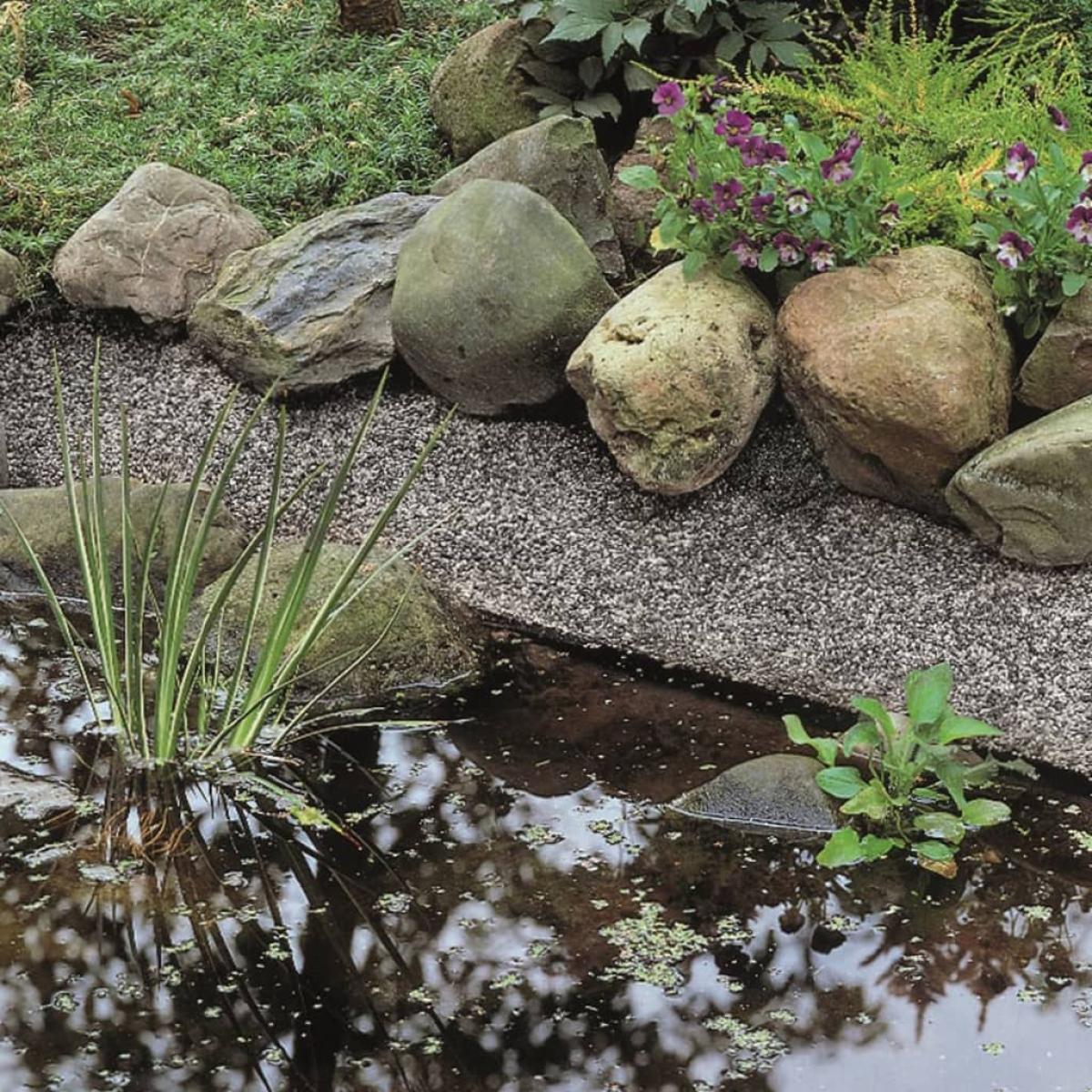 Ubbink Revestimiento piedra para estanques Classic 5x1 m gris 1331003