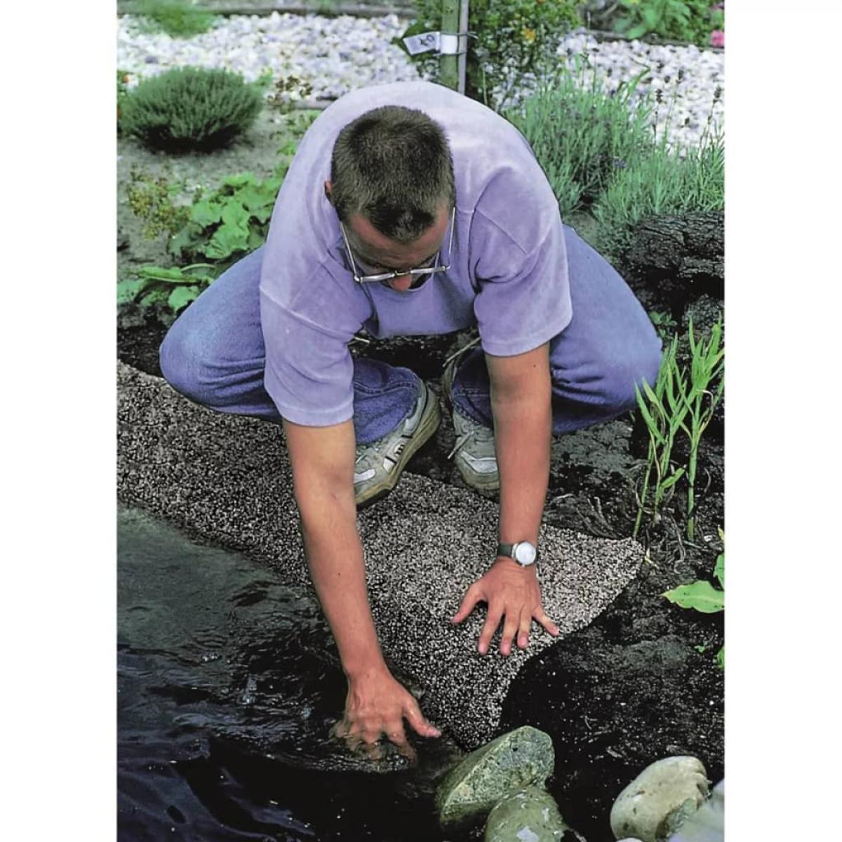Ubbink Revestimiento piedra para estanques Classic 5x1 m gris 1331003
