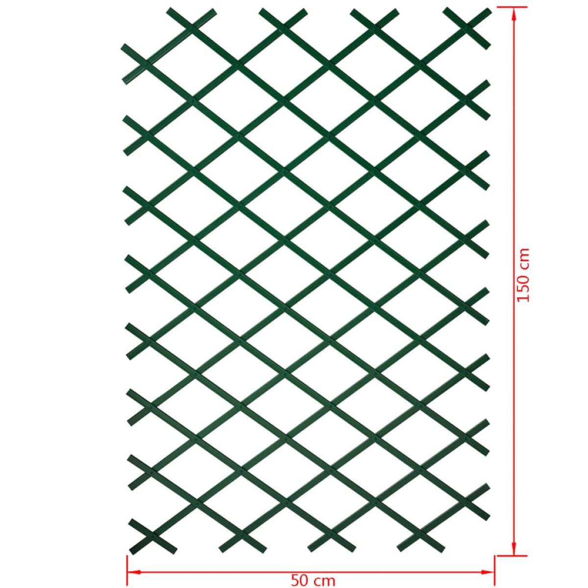 Nature Enrejado de jardín 50x150 cm PVC verde 6040702