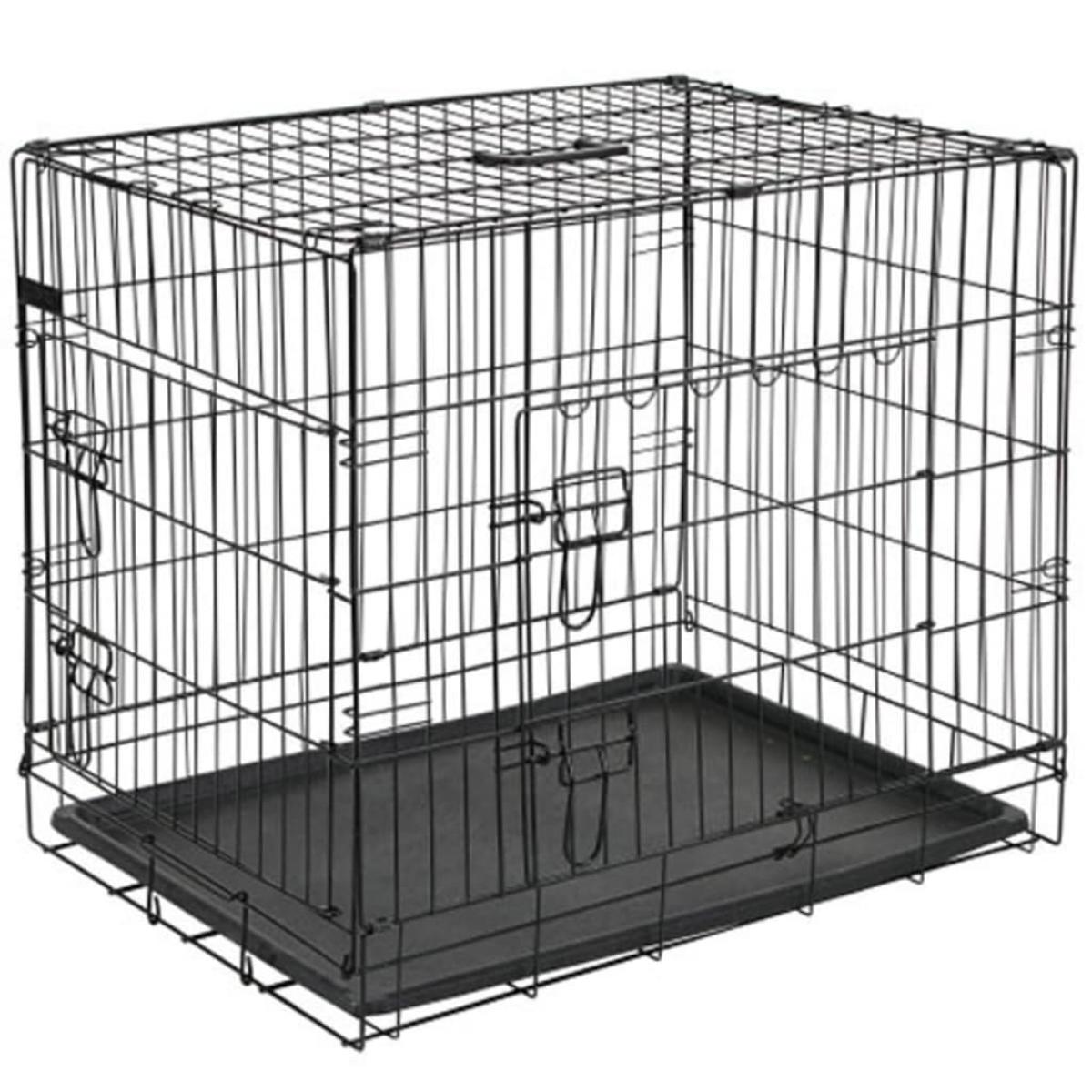 @Pet Transportín para perros metal negro 92,5x57,5x64 cm 15003
