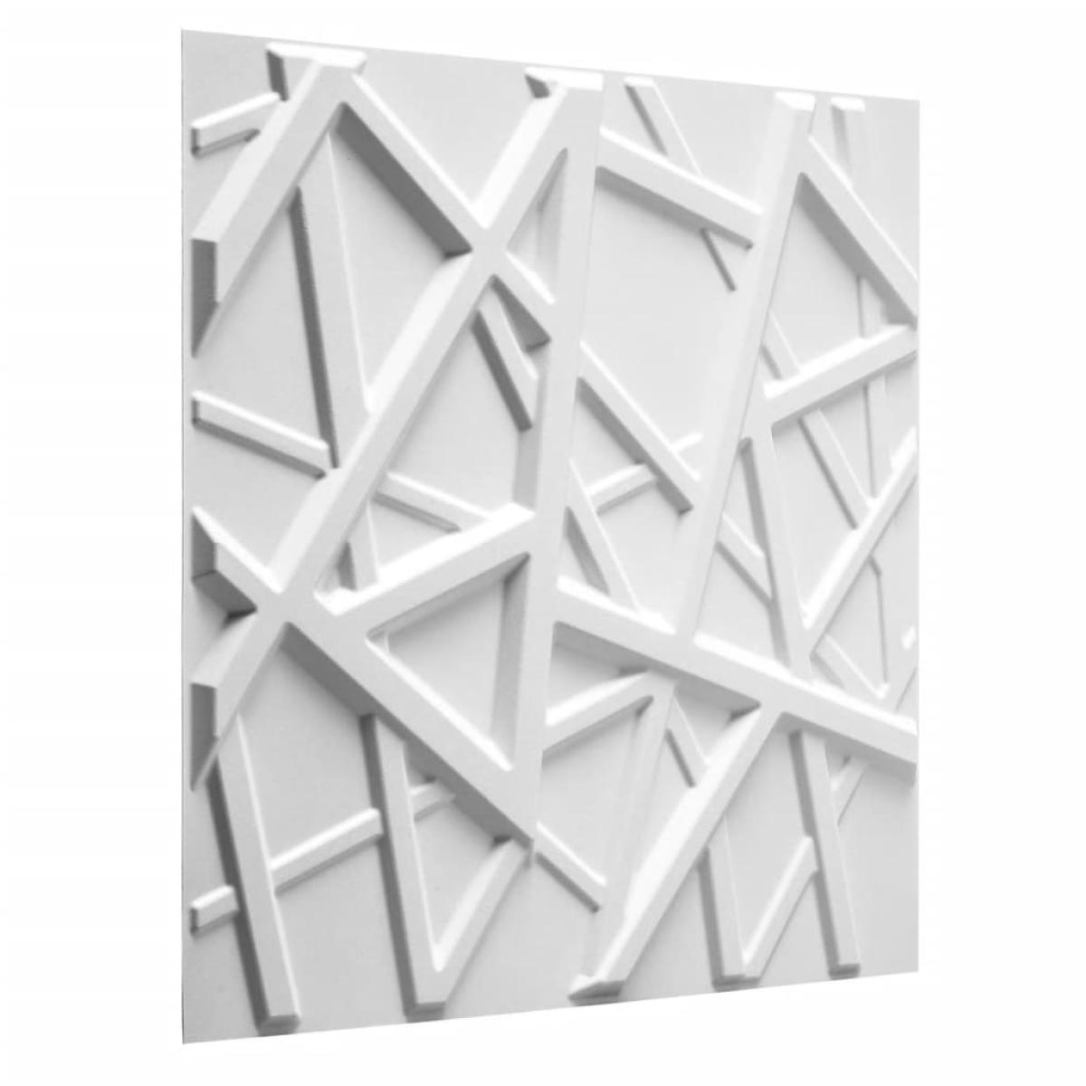 WallArt Paneles de pared 3D Olivia 12 uds GA-WA26