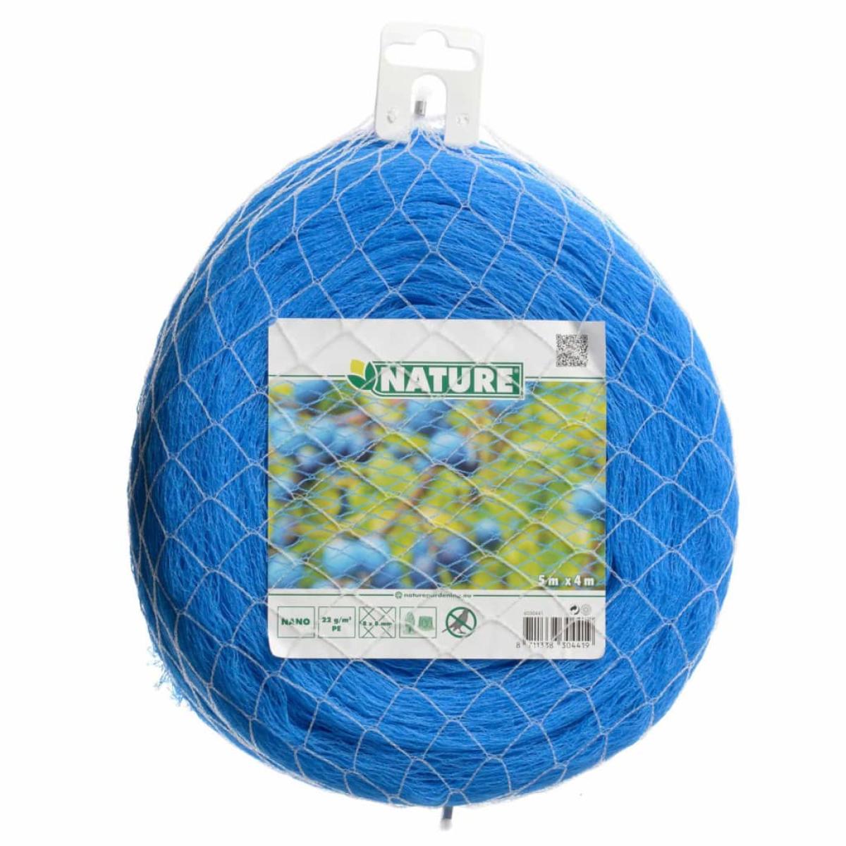 Nature Red protectora de pájaros Nano azul 10x4 m