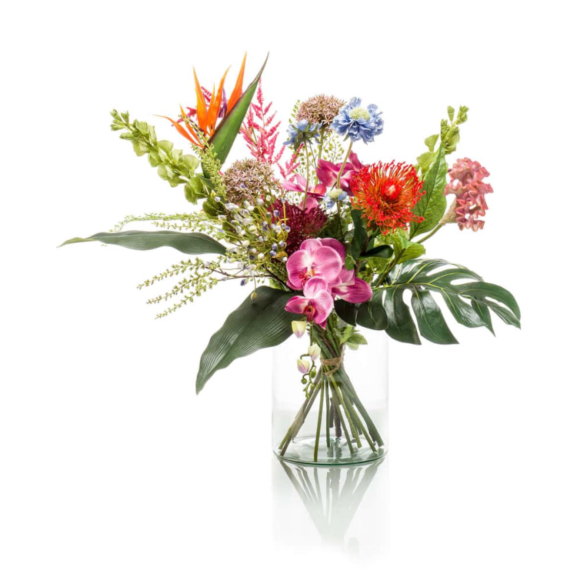 Emerald Ramo de flores artificiales Exotic Mix 