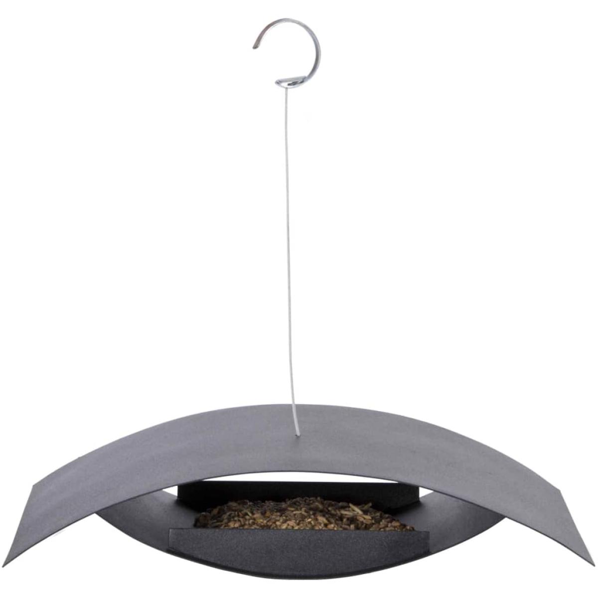 Esschert Design Comedero para pájaros negro S FB437
