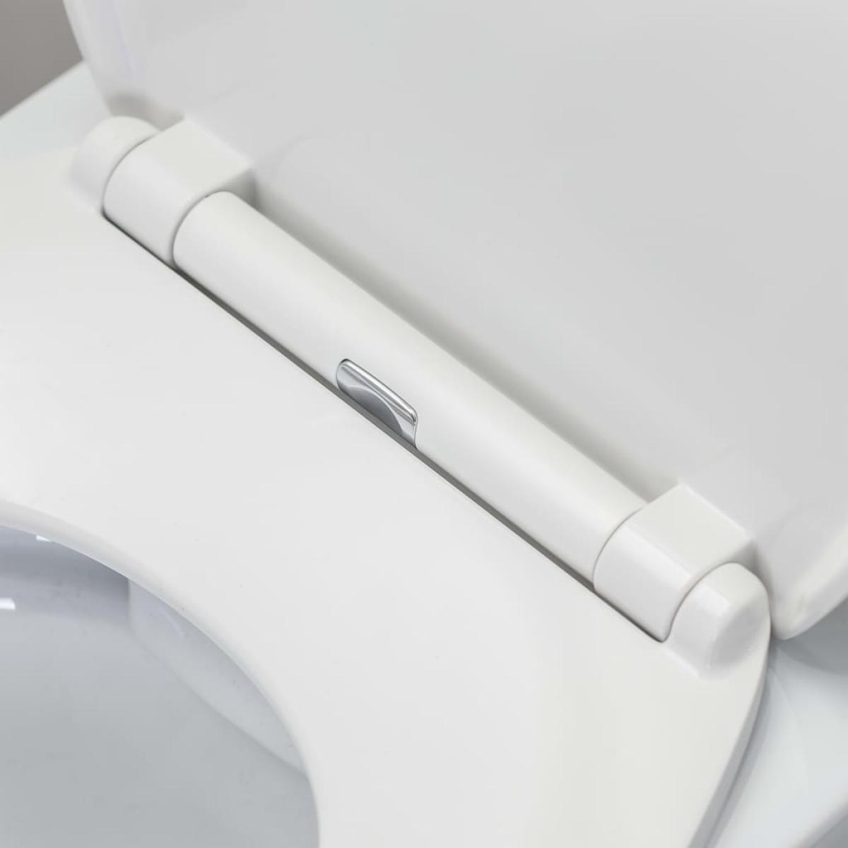Tiger Asiento de inodoro con tapa Blade blanco