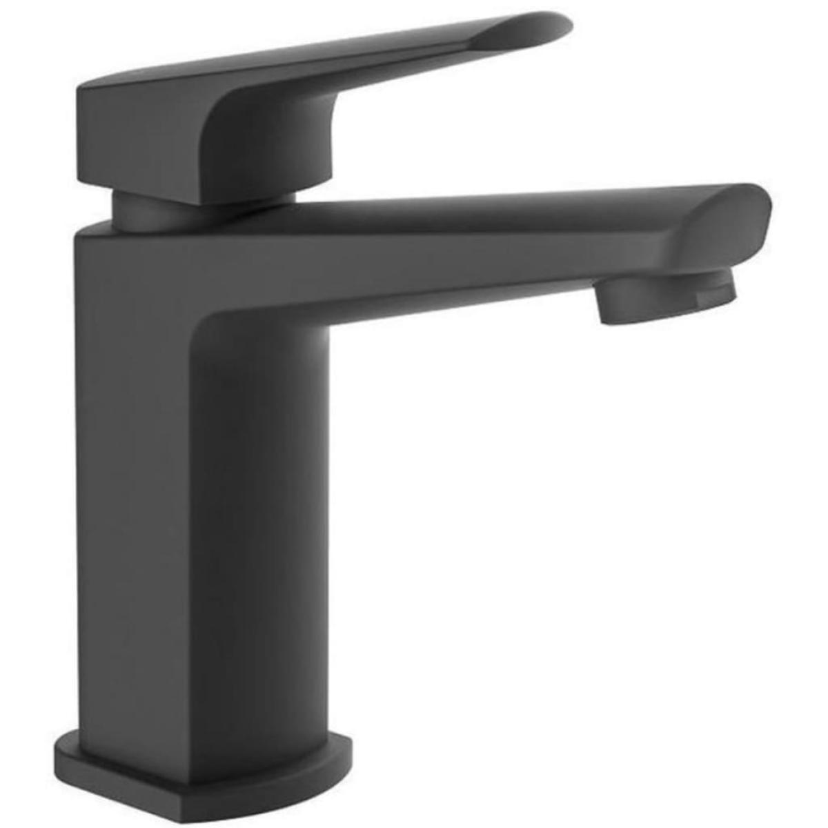SCHÜTTE Grifo mezclador de lavabo RAVEN negro mate