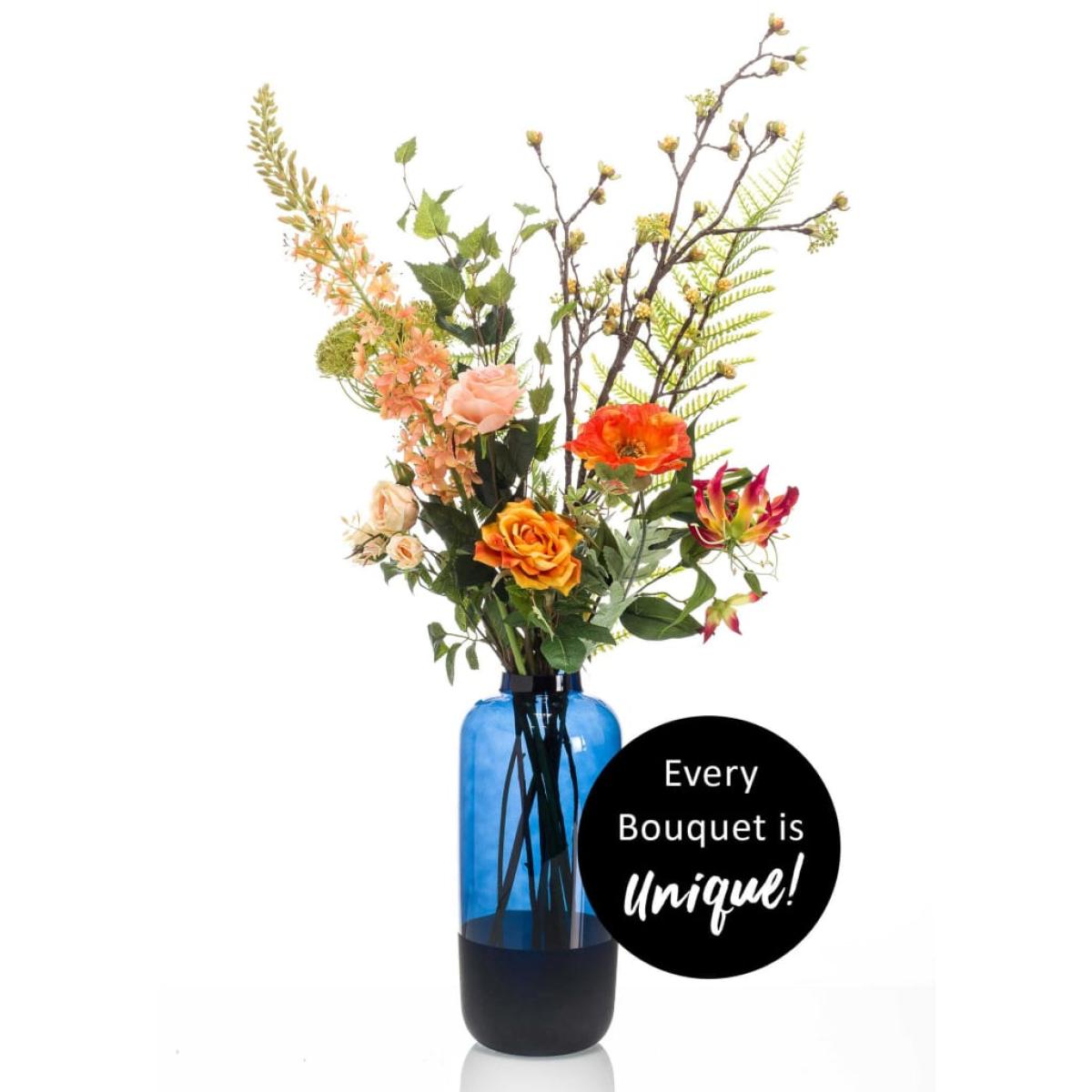 Emerald Ramo de flores artificiales Happy Orange XL