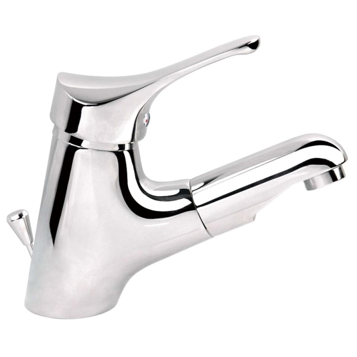 SCHÜTTE Grifo mezclador de lavabo rociador extraíble ATTICA cromado