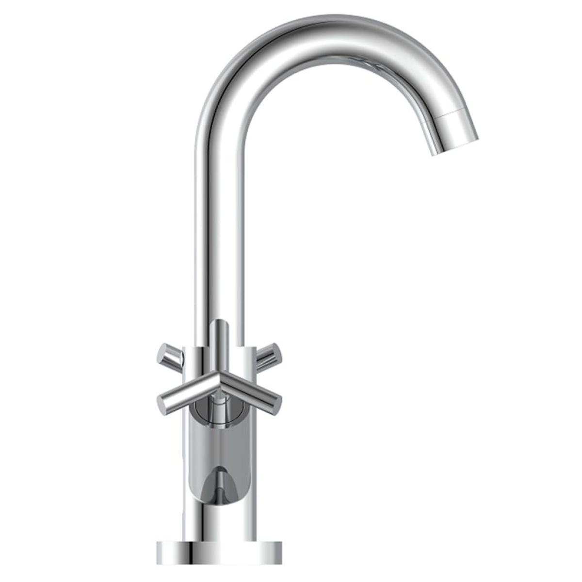 SCHÜTTE Grifo mezclador de lavabo 2 mandos ELIOT cromado