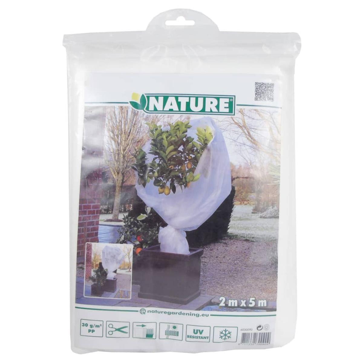 Nature Velo de hibernación polar antiheladas blanco 30 g/m² 2x5 m