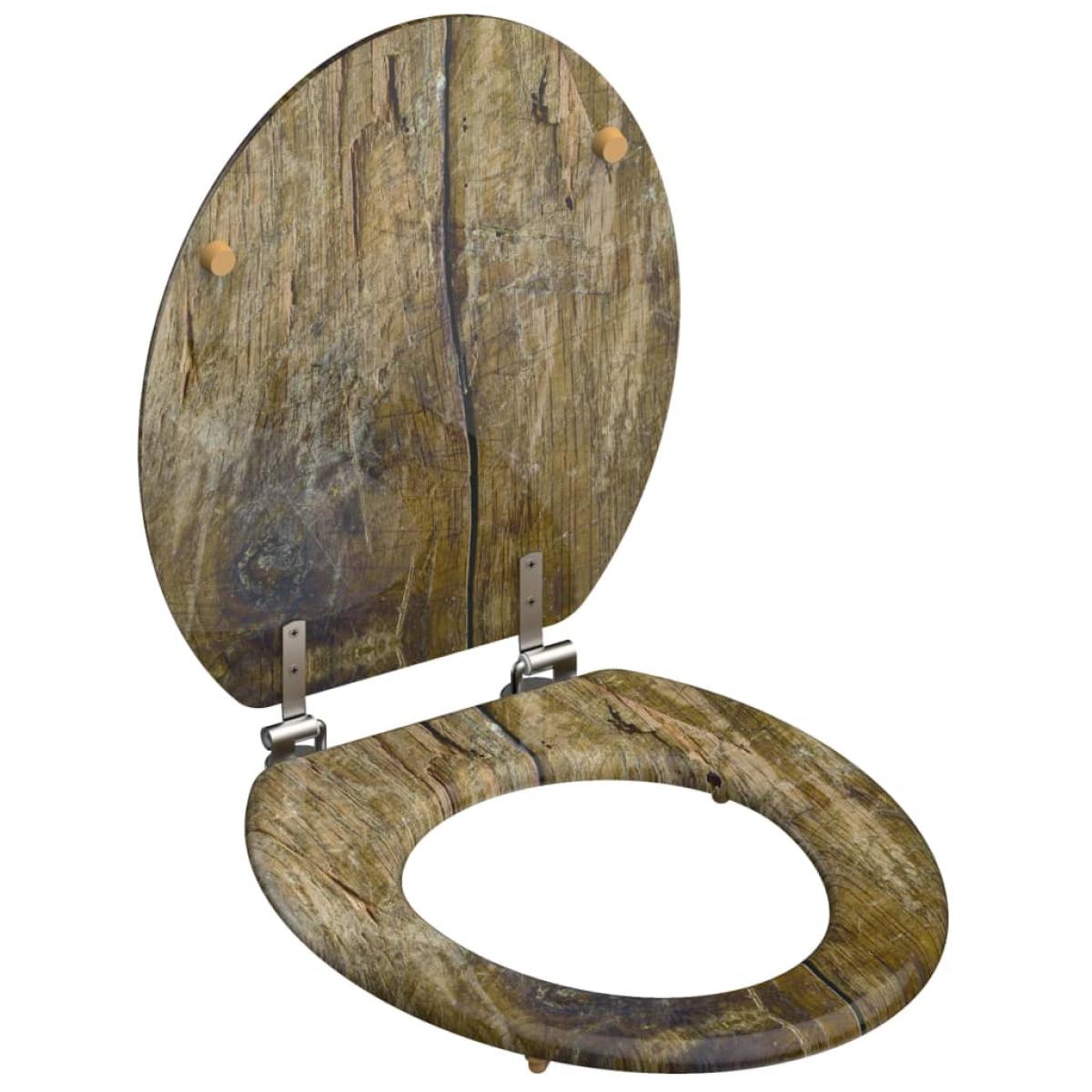 SCHÜTTE Tapa de váter SOLID WOOD MDF estampado