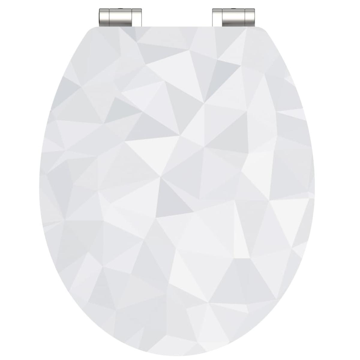 SCHÜTTE Tapa de váter con cierre suave DIAMOND MDF esmalte brillante