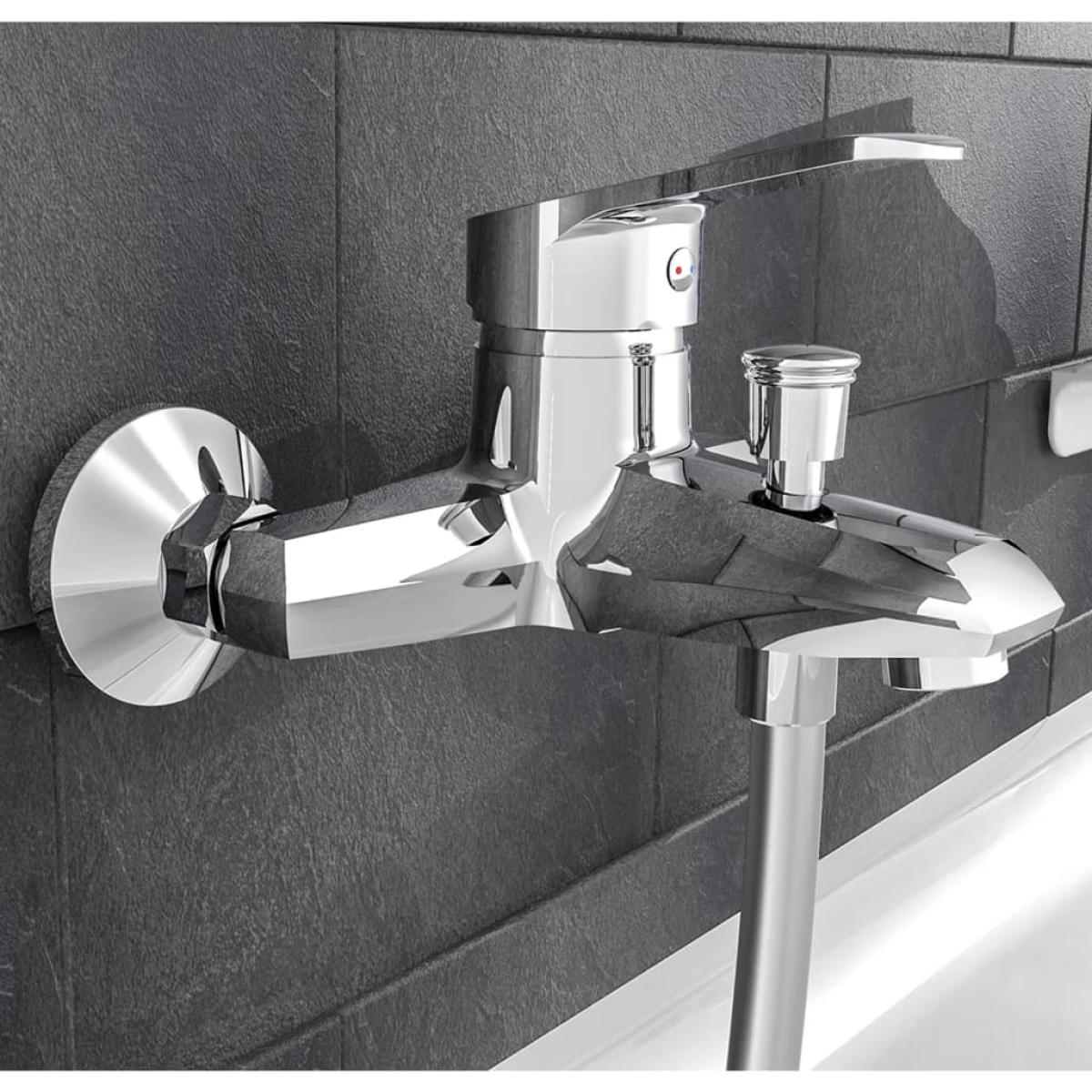 SCHÜTTE Grifo mezclador de baño TESSA cromado