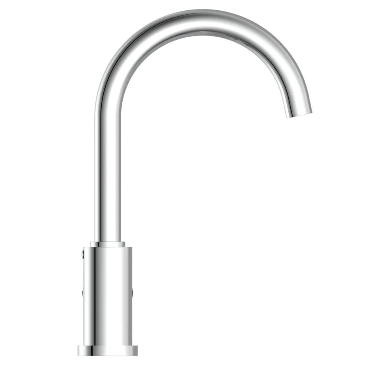 SCHÜTTE Grifo de fregadero con caño redondo SWAN cromado