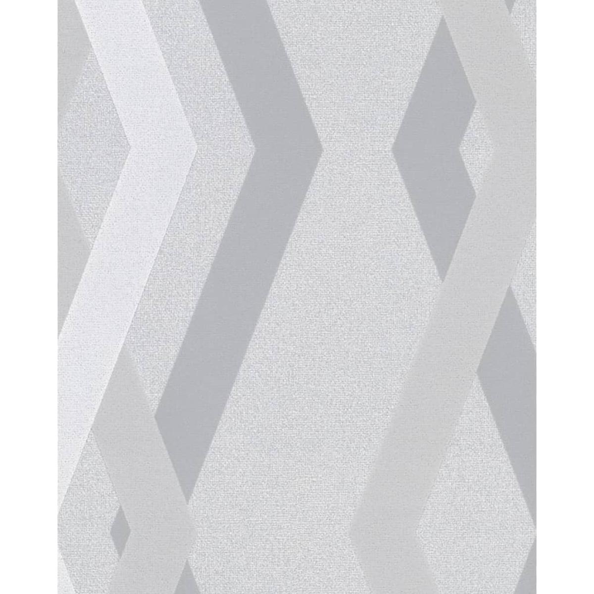 Topchic Papel de pared Graphic Lines Diamondss gris