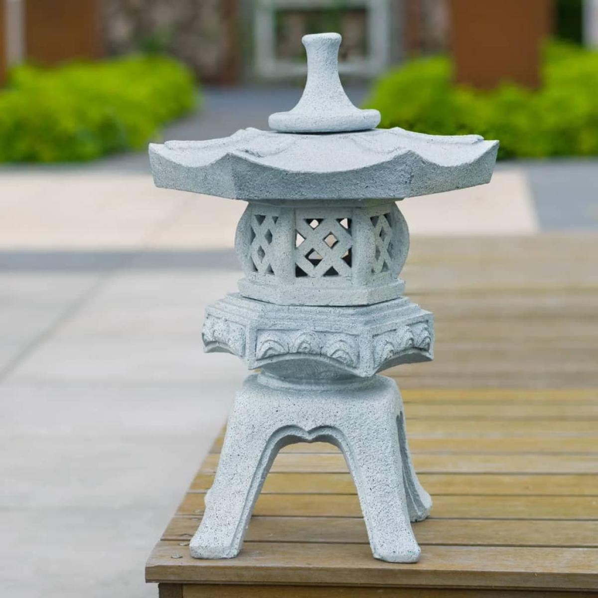 Ubbink Farol de jardín Acqua Arte ROKKAKU YUKIMI